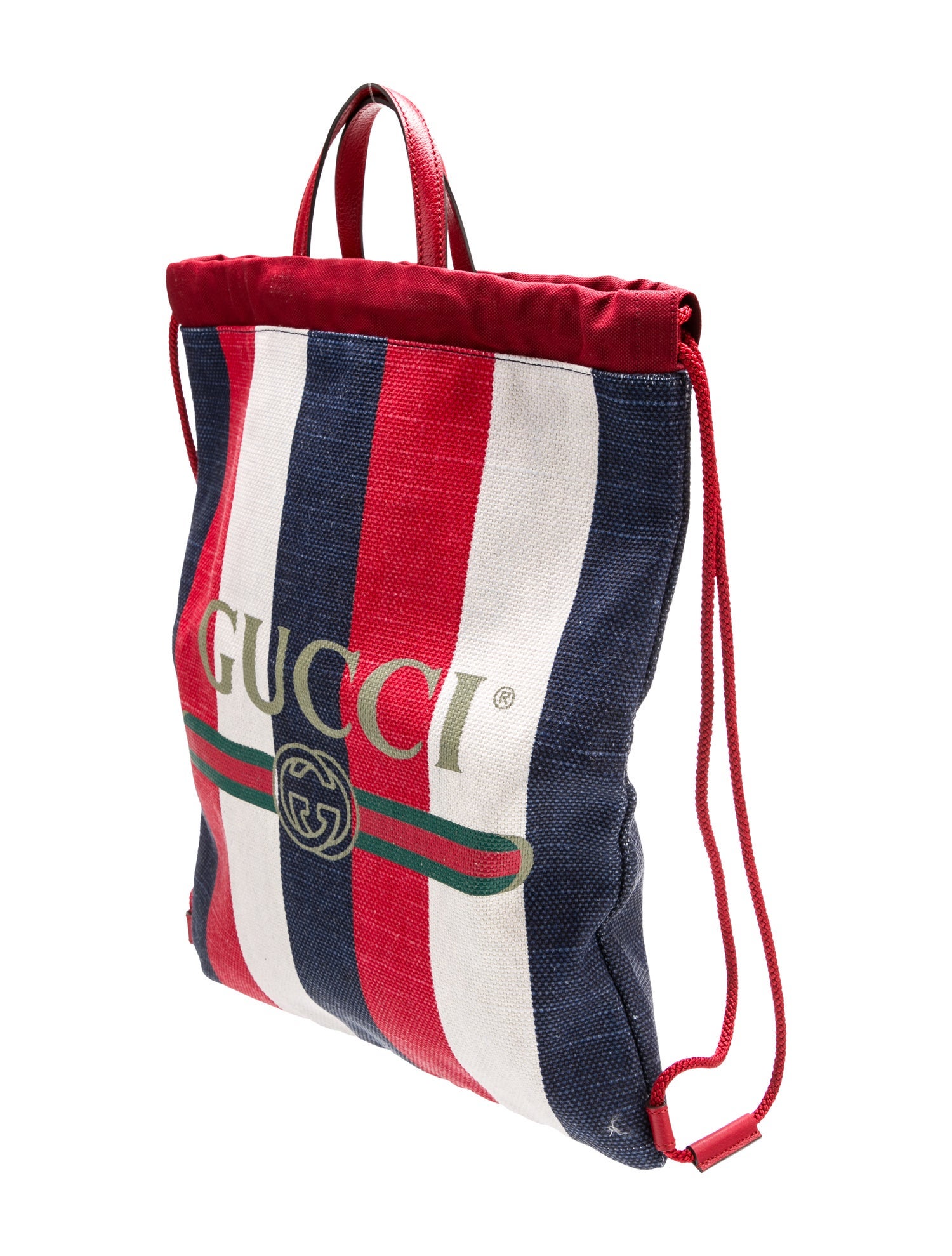 Gucci Sylvie Web Logo Drawstring
